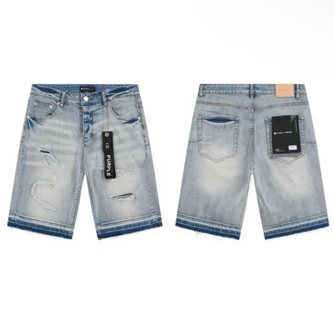 Purple jeans/shorts