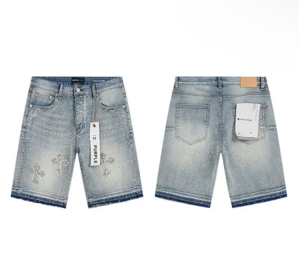 Purple jeans/shorts